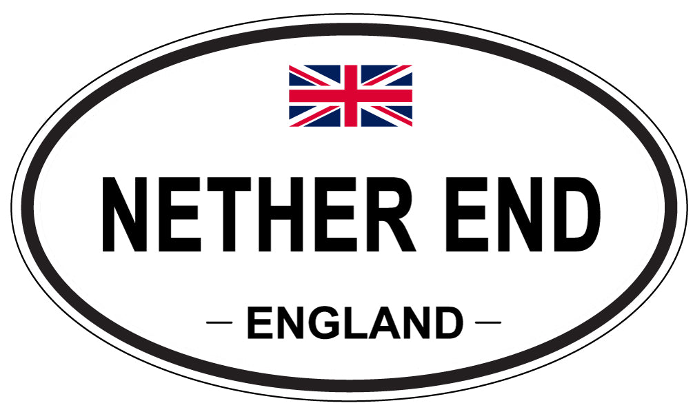 NETHER END, England - Oval Magnet