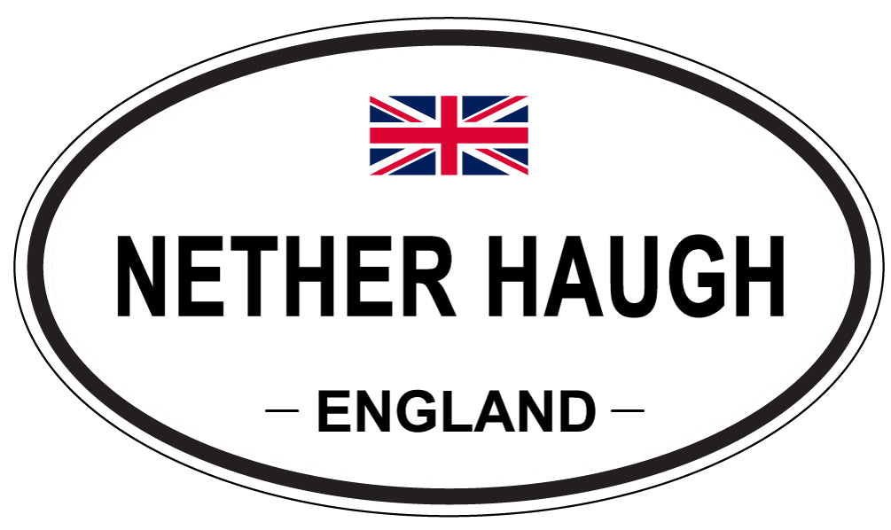 NETHER HAUGH, England - Oval Magnet
