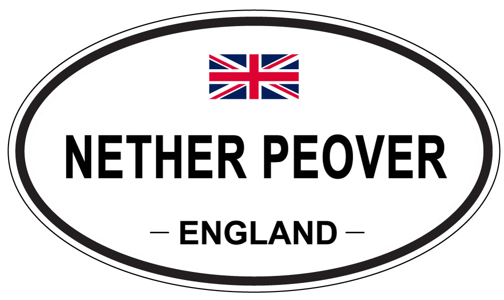 NETHER PEOVER, England - Oval Magnet