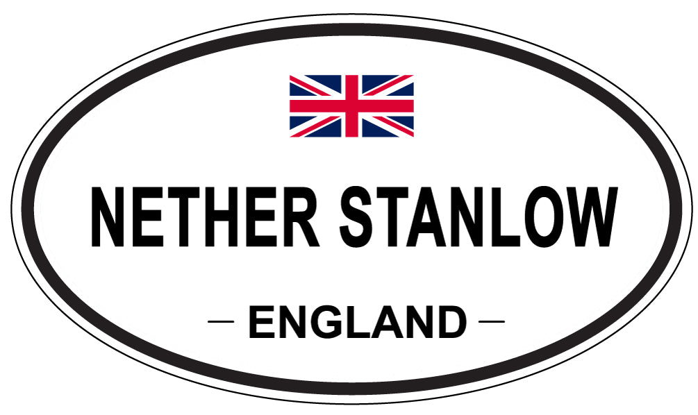 NETHER STANLOW, England - Oval Magnet