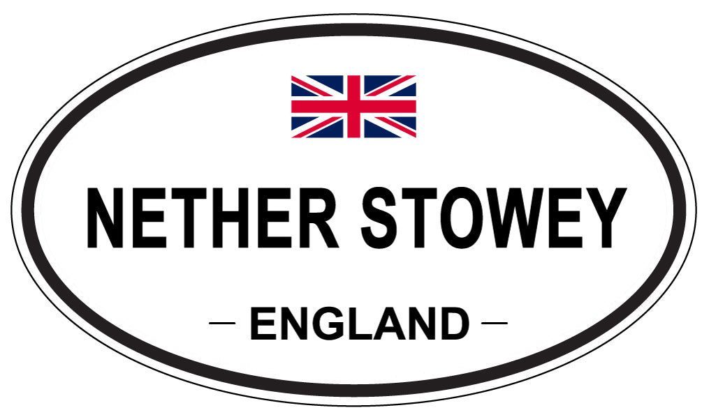 NETHER STOWEY, ENGLAND - Oval Sticker