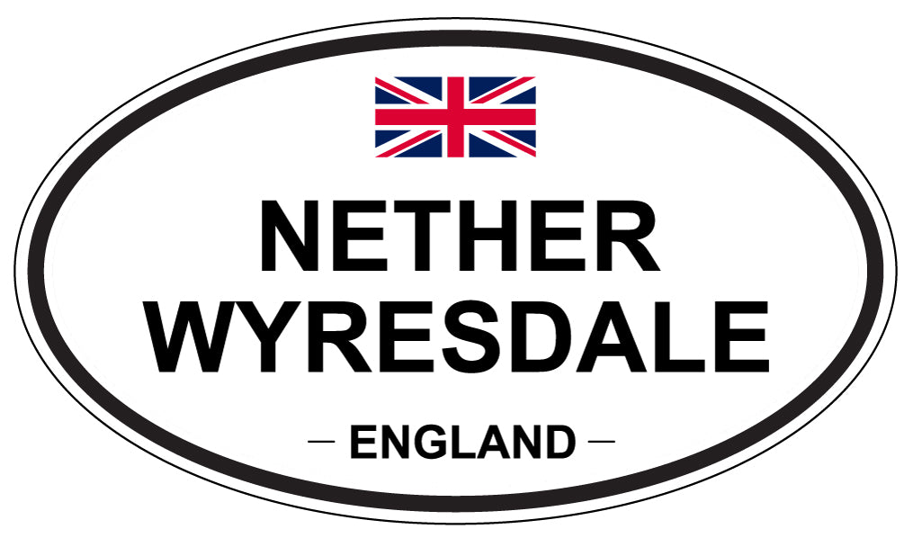 NETHER WYRESDALE, England - Oval Magnet