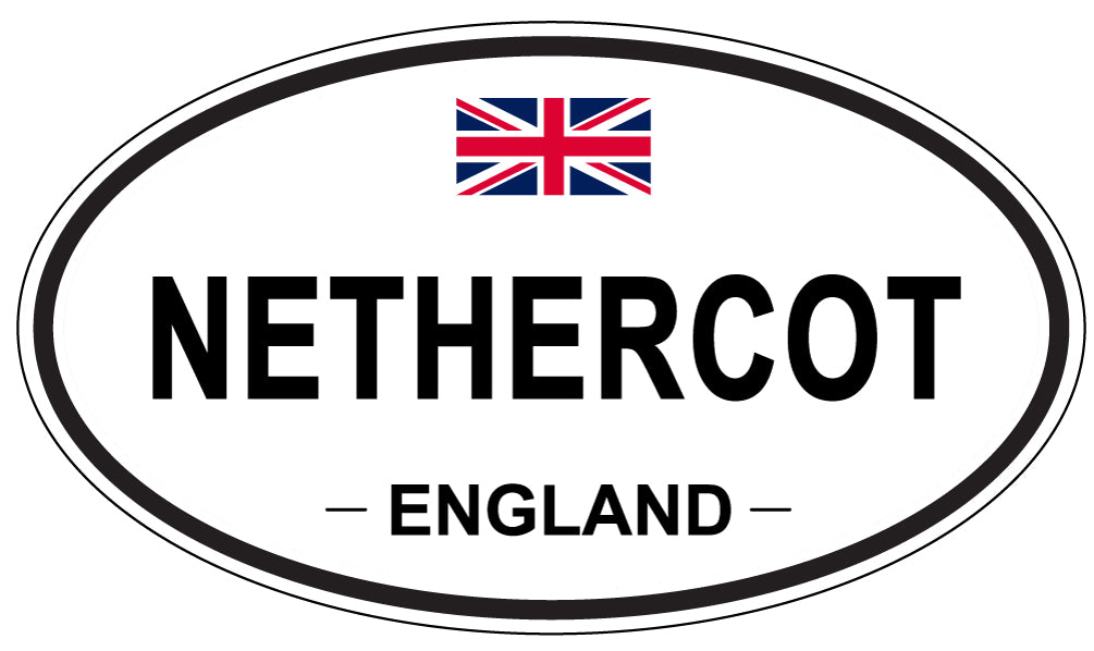 NETHERCOT, England - Oval Magnet