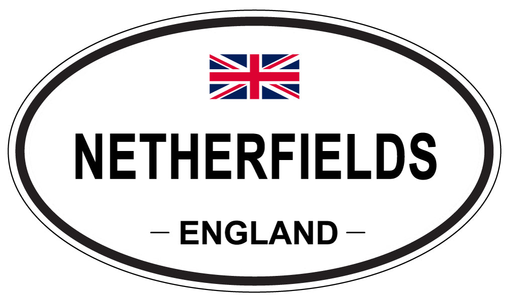 NETHERFIELDS, England - Oval Magnet