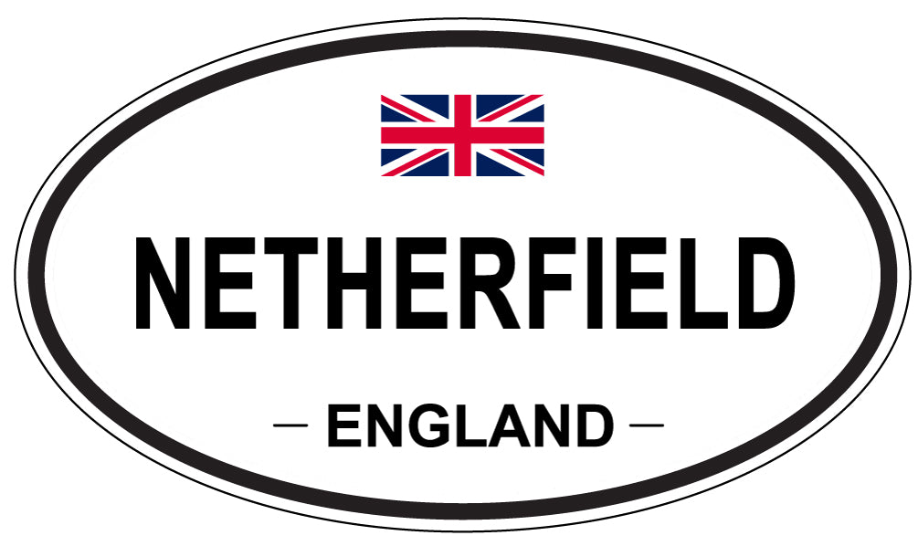 NETHERFIELD, England - Oval Magnet