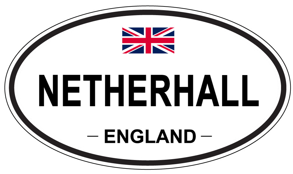NETHERHALL, England - Oval Magnet