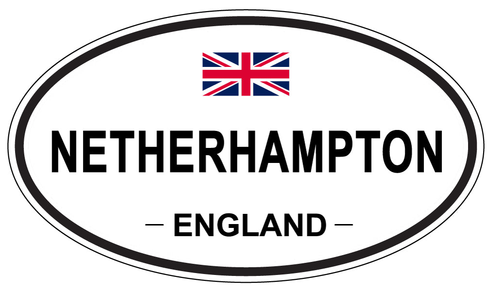 NETHERHAMPTON, ENGLAND - Oval Sticker