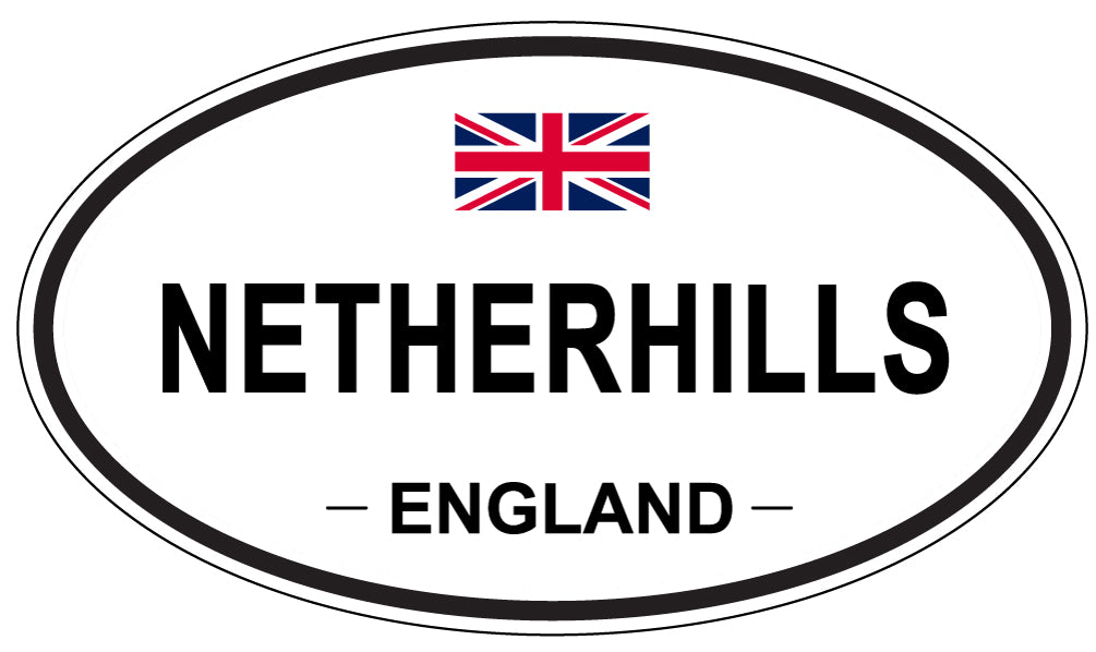 NETHERHILLS, England - Oval Magnet