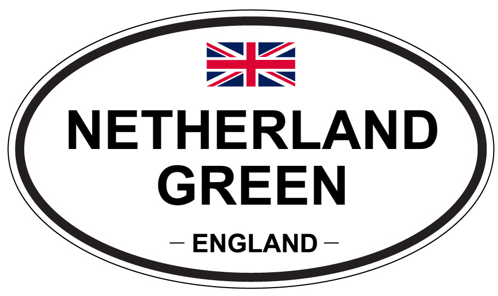 NETHERLAND GREEN, England - Oval Magnet