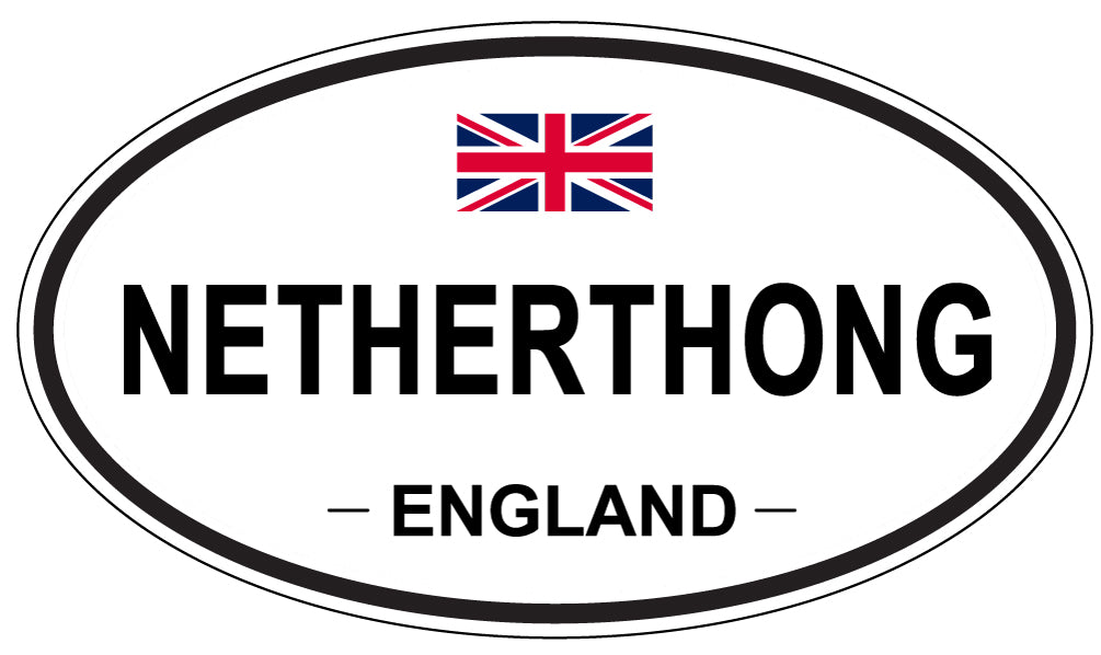 NETHERTHONG, England - Oval Magnet