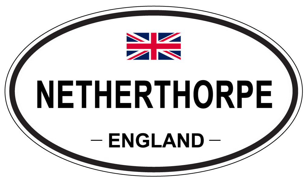 NETHERTHORPE, England - Oval Magnet