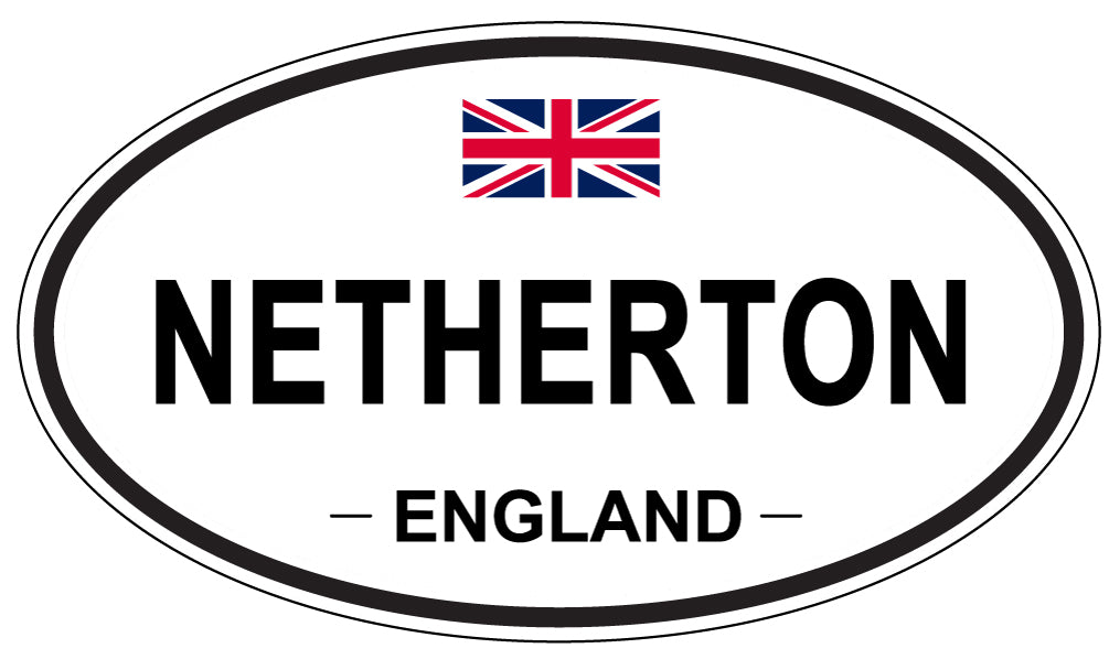 NETHERTON, ENGLAND - Oval Sticker