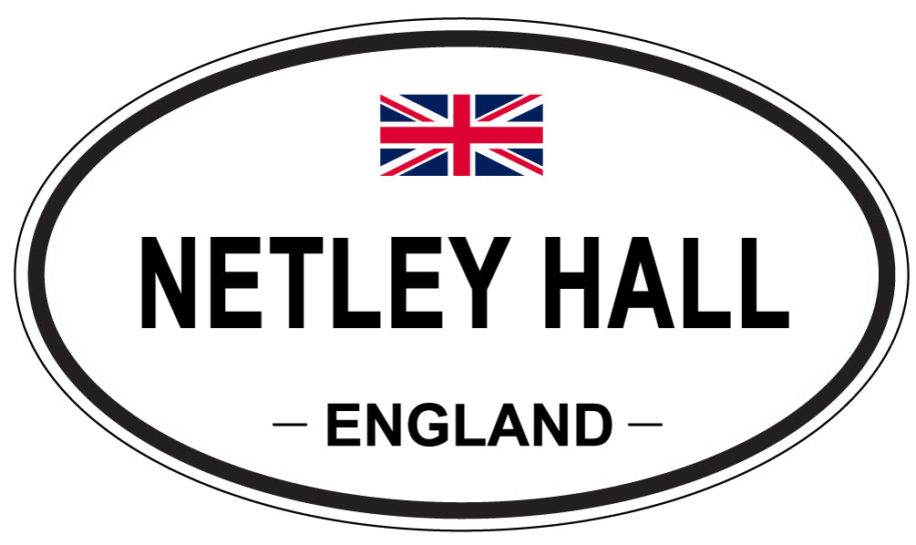 NETLEY HALL, England - Oval Magnet
