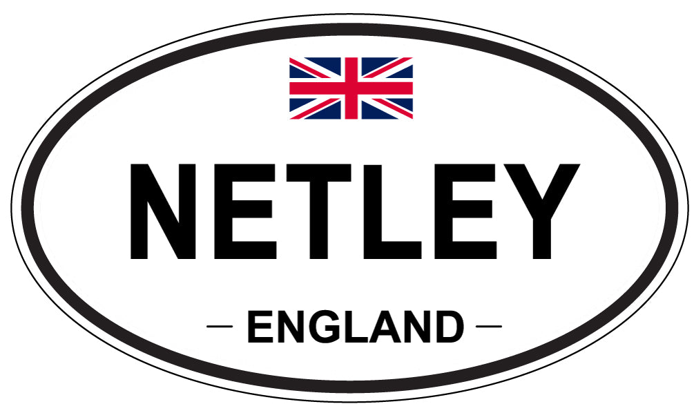 NETLEY, ENGLAND - Oval Sticker
