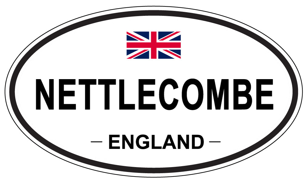 NETTLECOMBE, ENGLAND - Oval Sticker