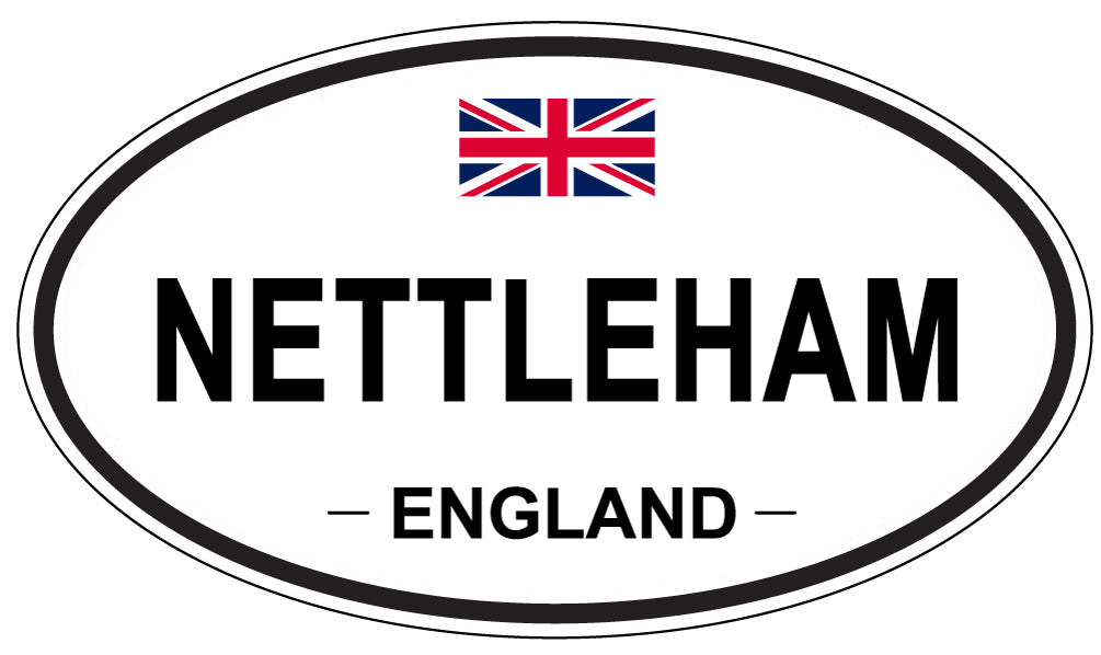 NETTLEHAM, ENGLAND - Oval Sticker