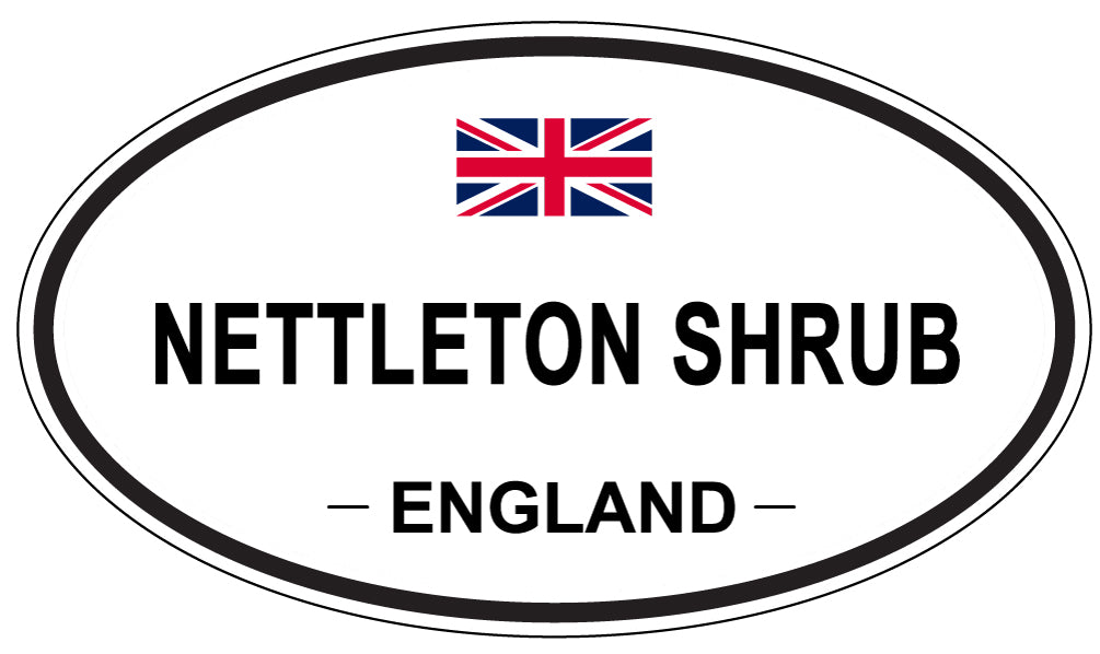 NETTLETON SHRUB, ENGLAND - Oval Sticker