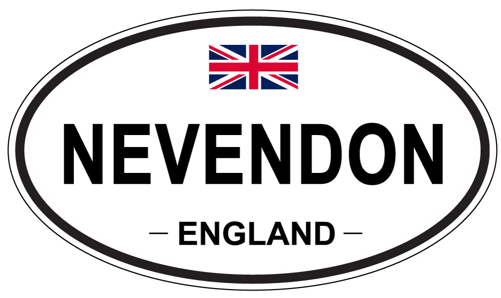 NEVENDON, ENGLAND - Oval Sticker
