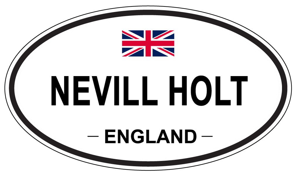 NEVILL HOLT, ENGLAND - Oval Sticker