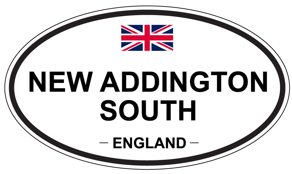 NEW ADDINGTON SOUTH, England - Oval Magnet