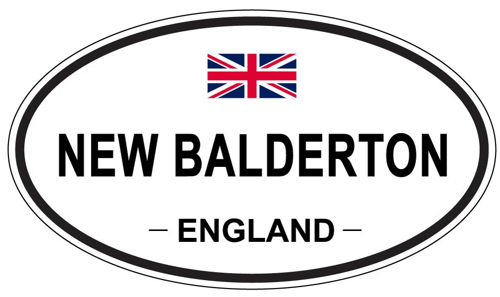 NEW BALDERTON, England - Oval Magnet
