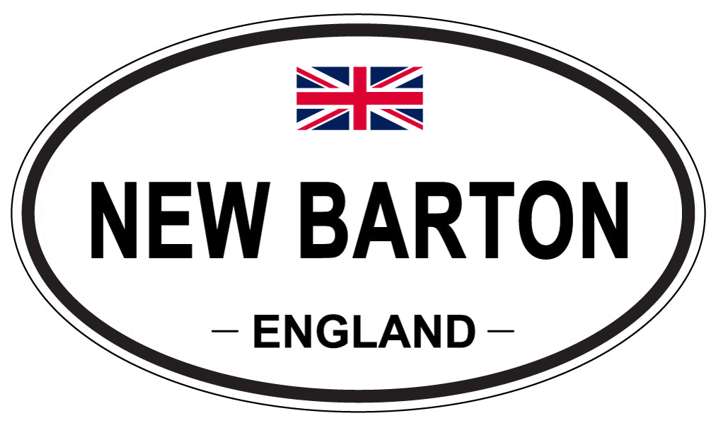 NEW BARTON, England - Oval Magnet