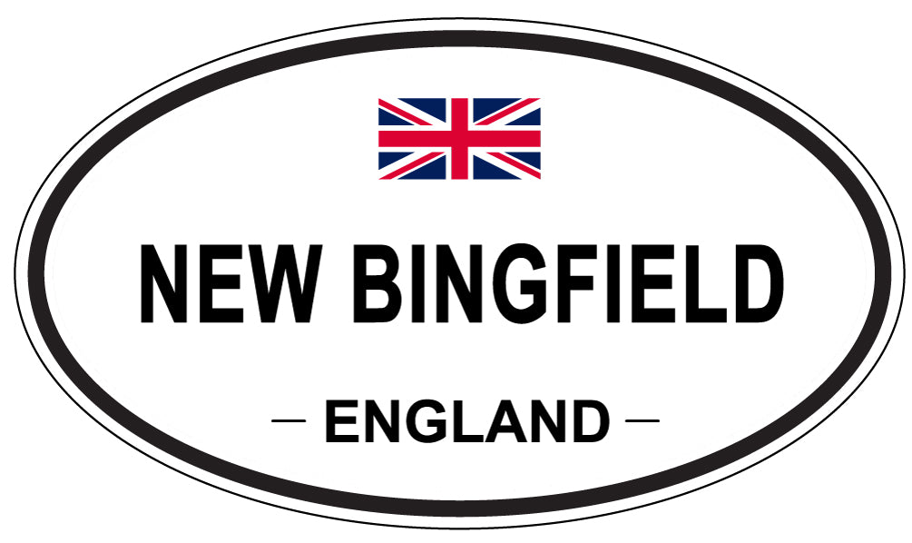 NEW BINGFIELD, England - Oval Magnet