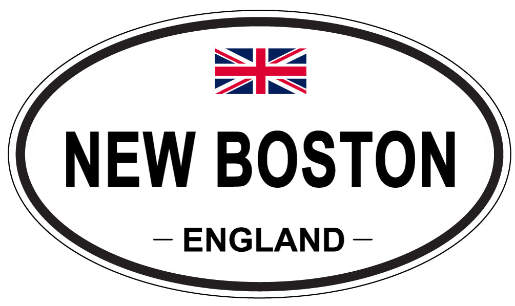 NEW BOSTON, England - Oval Magnet