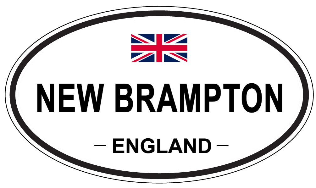 NEW BRAMPTON, England - Oval Magnet