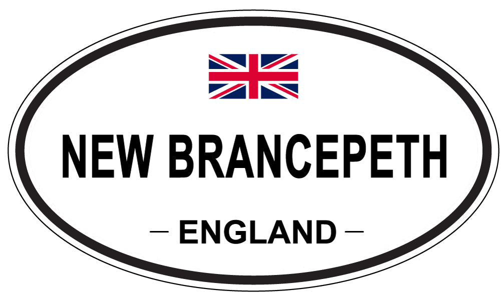NEW BRANCEPETH, England - Oval Magnet