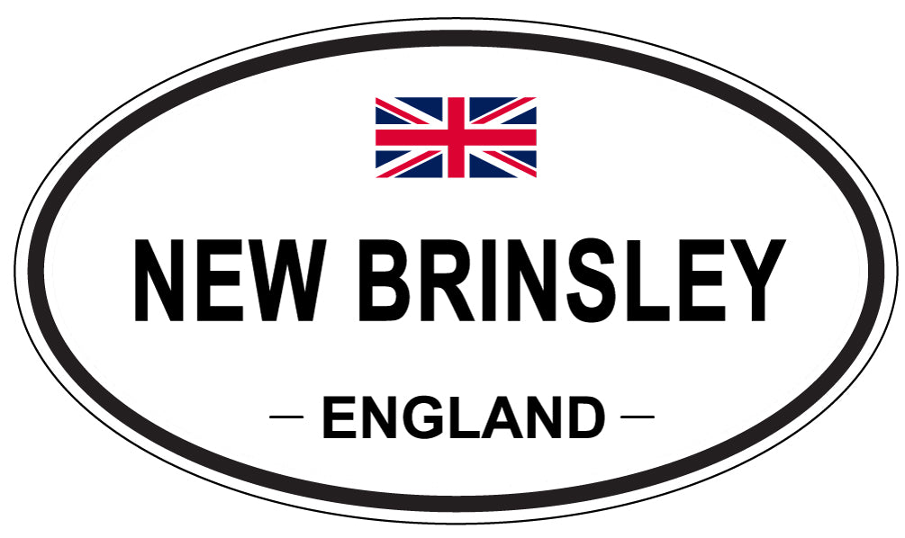 NEW BRINSLEY, England - Oval Magnet