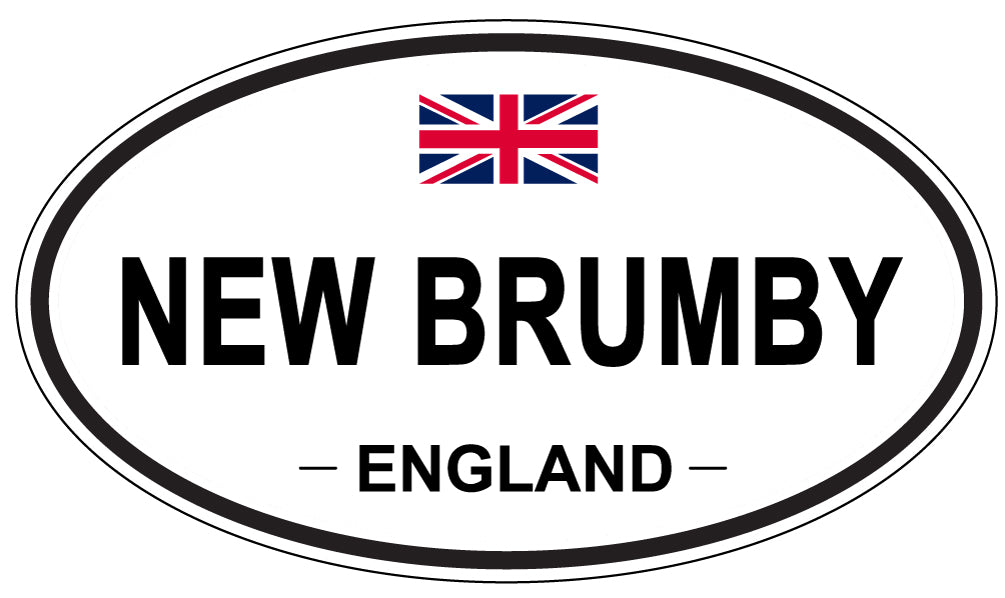 NEW BRUMBY, ENGLAND - Oval Sticker