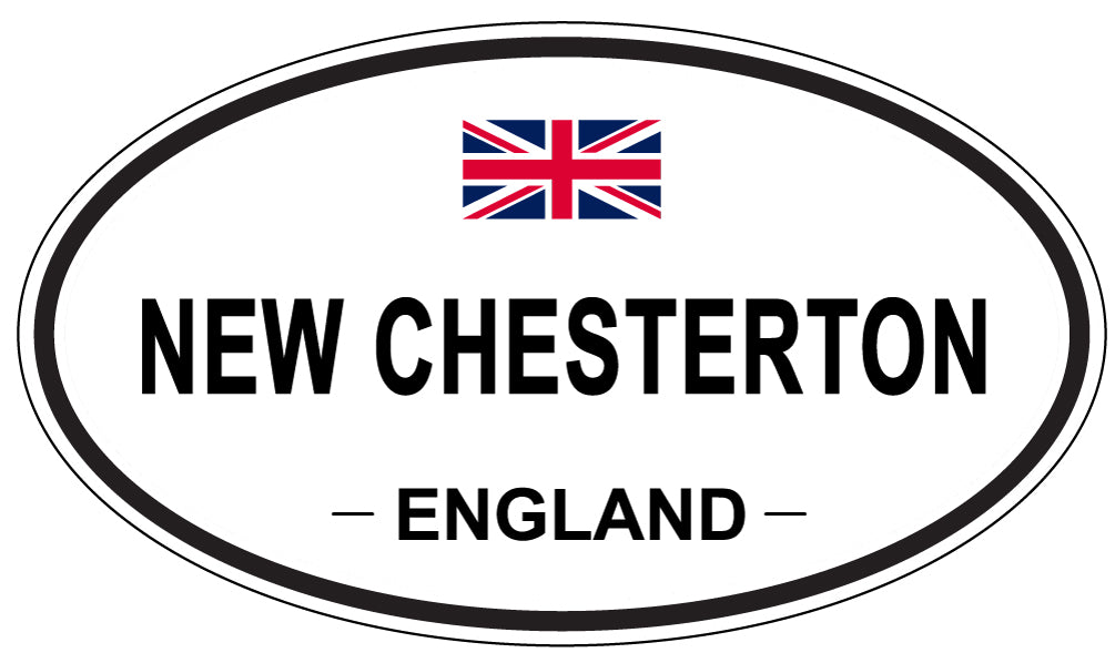 NEW CHESTERTON, England - Oval Magnet