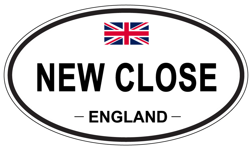 NEW CLOSE, England - Oval Magnet