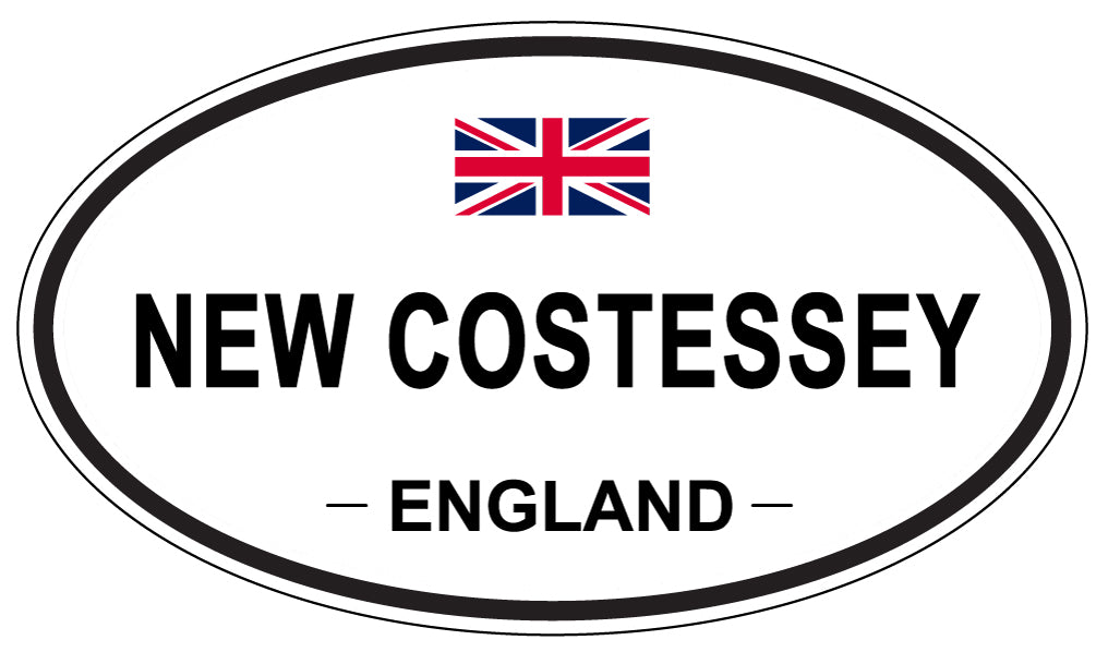 NEW COSTESSEY, England - Oval Magnet