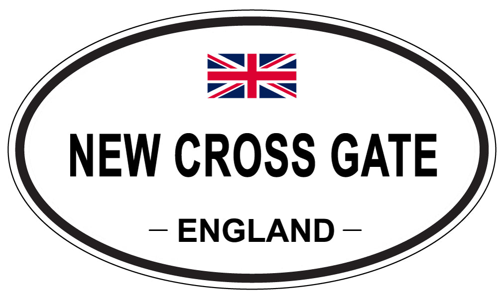NEW CROSS GATE, England - Oval Magnet