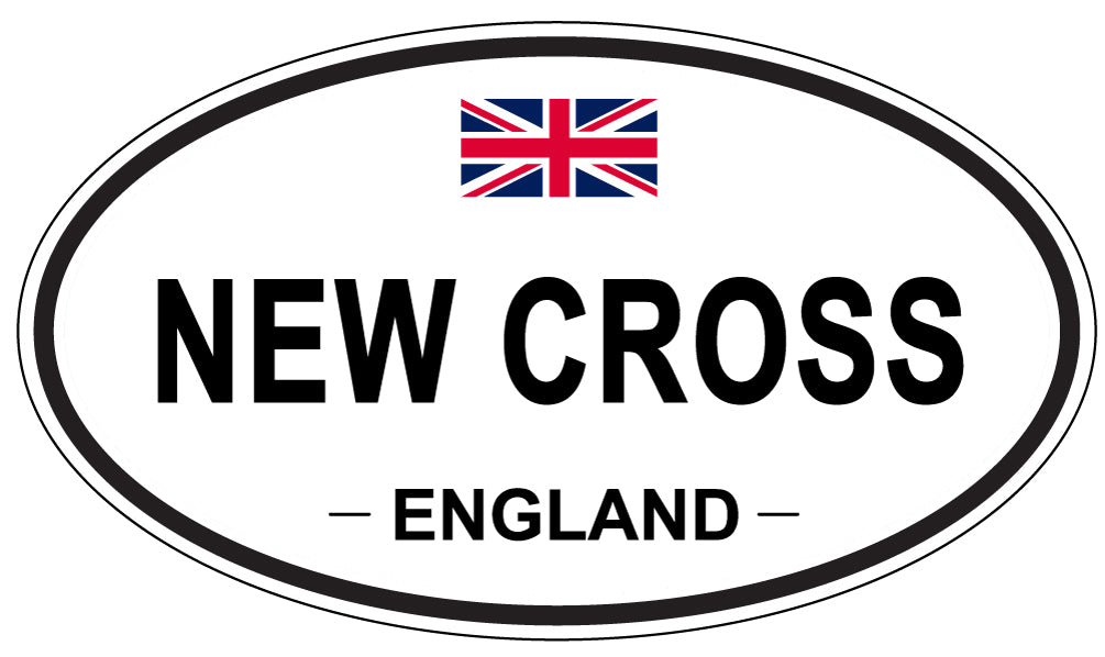 NEW CROSS, England - Oval Magnet