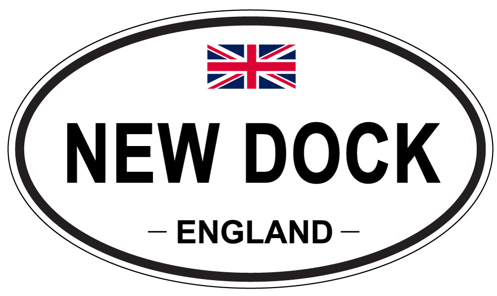 NEW DOCK, England - Oval Magnet