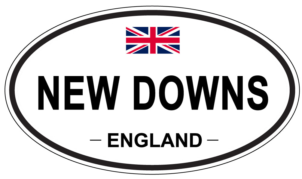 NEW DOWNS, England - Oval Magnet