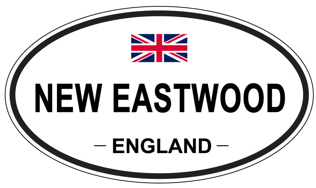 NEW EASTWOOD, ENGLAND - Oval Sticker