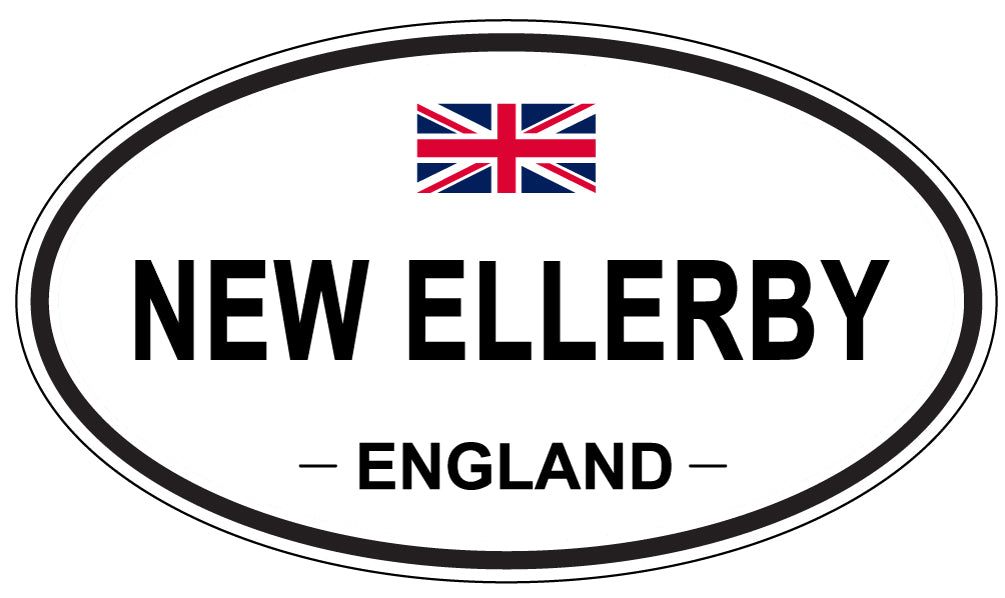 NEW ELLERBY, England - Oval Magnet