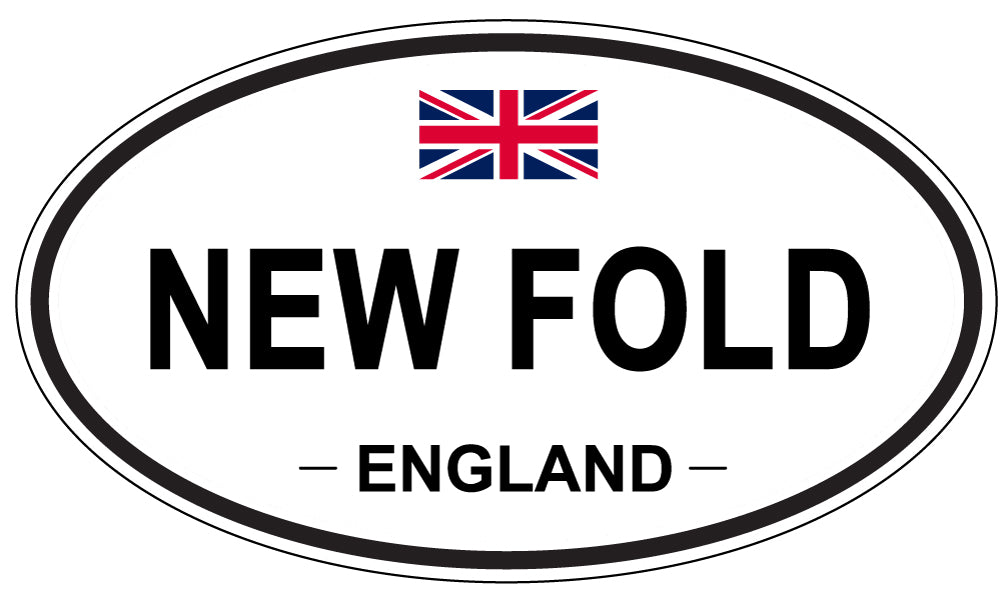 NEW FOLD, England - Oval Magnet