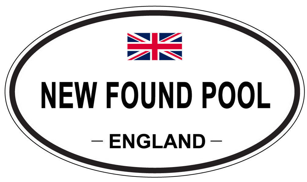 NEW FOUND POOL, England - Oval Magnet