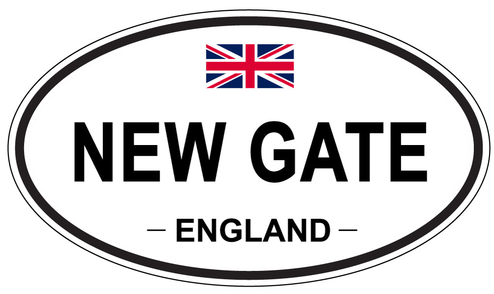 NEW GATE, England - Oval Magnet