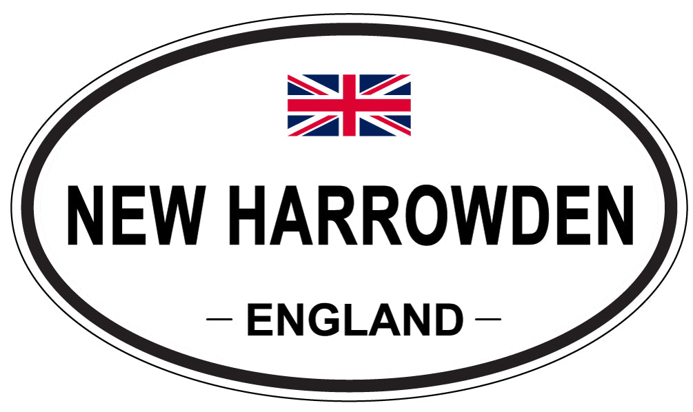 NEW HARROWDEN, England - Oval Magnet