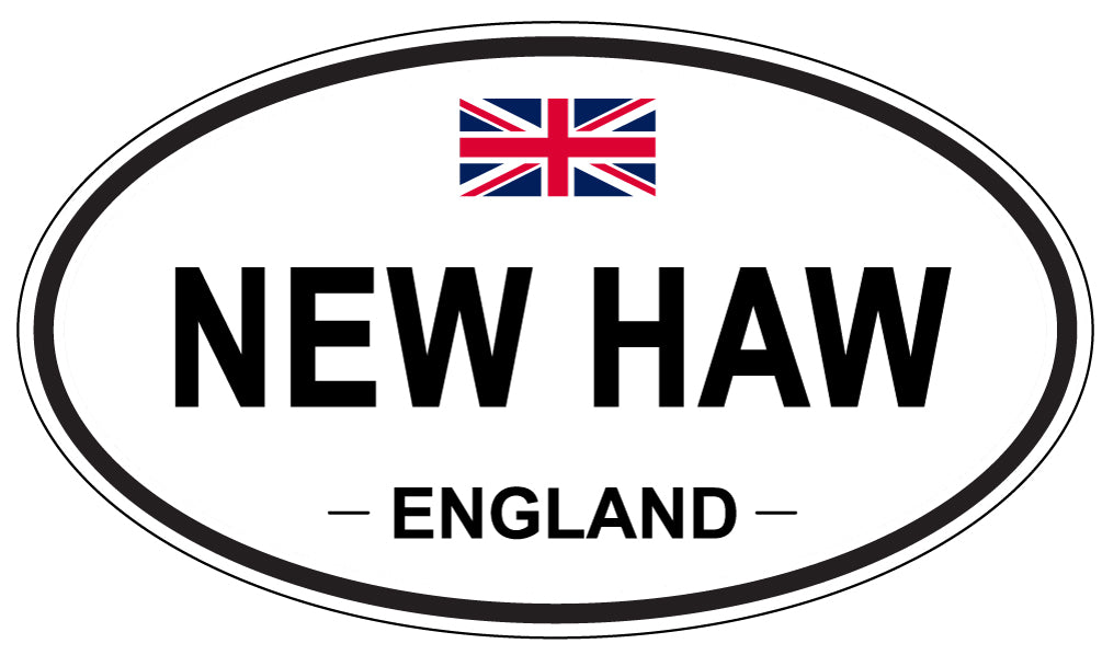 NEW HAW, England - Oval Magnet