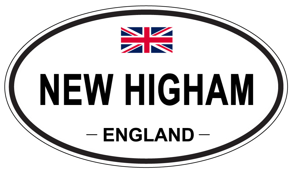 NEW HIGHAM, England - Oval Magnet