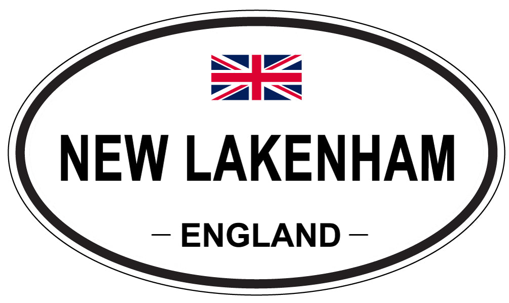NEW LAKENHAM, ENGLAND - Oval Sticker