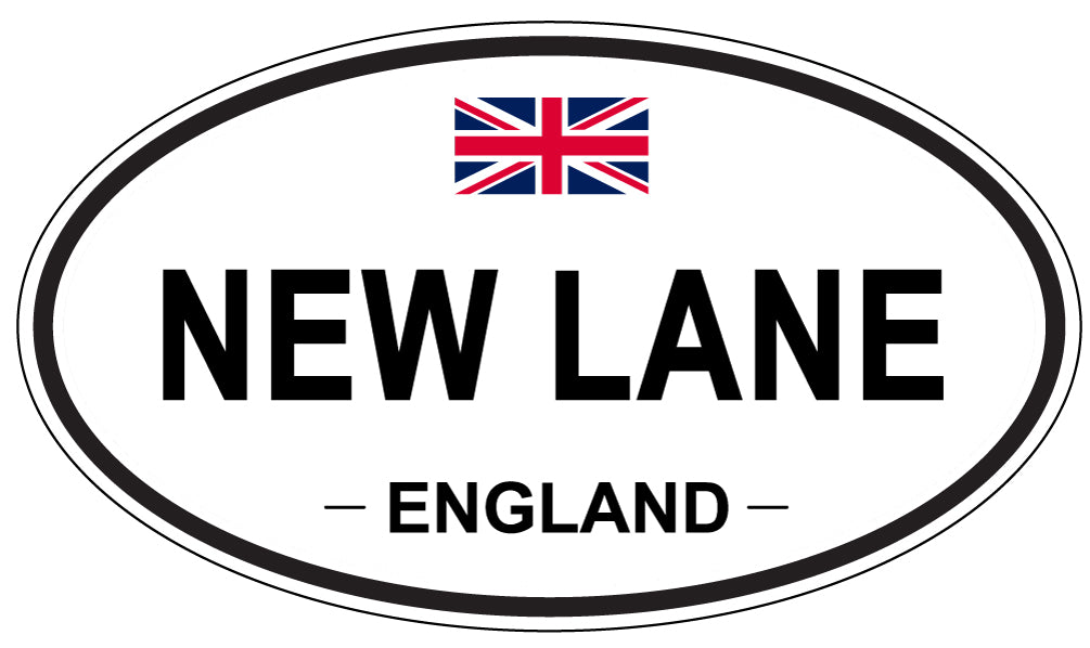 NEW LANE, England - Oval Magnet
