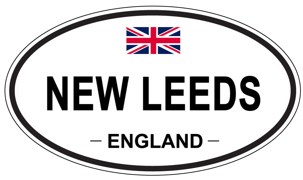 NEW LEEDS, England - Oval Magnet